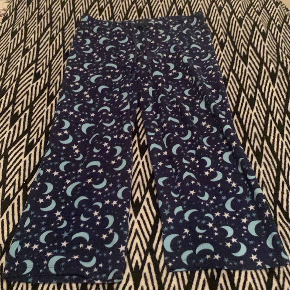 Moon and stars drawstring pj pants